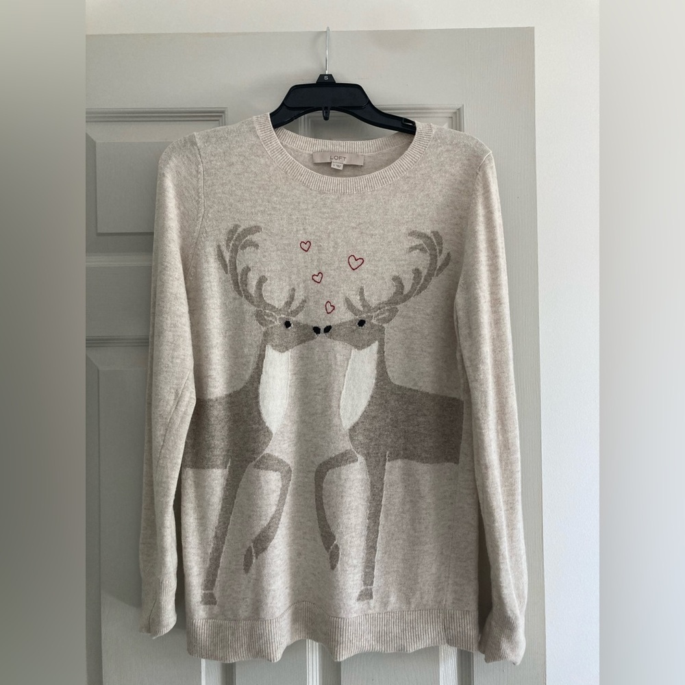 Reindeer sweater from Loft!
